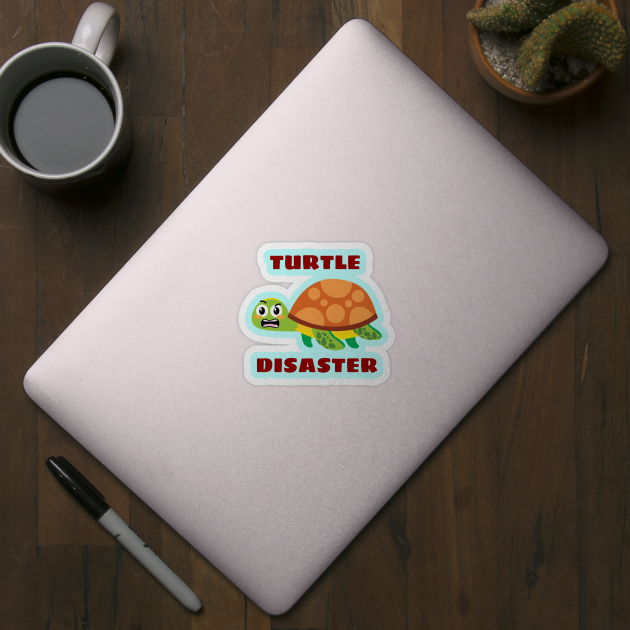 Turtle disaster | Turtle Pun by Allthingspunny